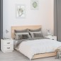 vidaXL Mesitas de noche 2 uds madera maciza pino blanco 40x34x45 cm vidaXL Mesitas de noche 2 uds madera maciza pino blanco 40x34x45 cm
