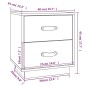 vidaXL Mesitas de noche 2 uds madera maciza pino blanco 40x34x45 cm vidaXL Mesitas de noche 2 uds madera maciza pino blanco 40x34x45 cm