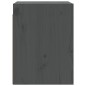 vidaXL Armario de pared 2 uds madera maciza de pino gris 30x30x40 cm