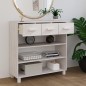 vidaXL Mesa consola HAMAR madera maciza de pino blanco 90x35x90 cm vidaXL Mesa consola HAMAR madera maciza de pino blanco 90x35x90 cm