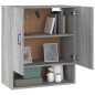 vidaXL Armario de pared madera contrachapada gris Sonoma 60x31x70 cm vidaXL Armario de pared madera contrachapada gris Sonoma 60x31x70 cm