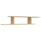 vidaXL Estante de pared para TV contrachapado roble Sonoma 125x18x23cm vidaXL Estante de pared para TV contrachapado roble Sonoma 125x18x23cm