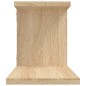 vidaXL Estante de pared para TV contrachapado roble Sonoma 125x18x23cm vidaXL Estante de pared para TV contrachapado roble Sonoma 125x18x23cm