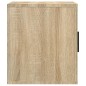 vidaXL Mueble para TV madera contrachapada color roble 100x35x40 cm