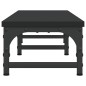 vidaXL Soporte de pantalla madera de ingeniería negro 105x23x15,5 cm vidaXL Soporte de pantalla madera de ingeniería negro 105x23x15,5 cm