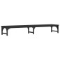 vidaXL Soporte de pantalla madera de ingeniería negro 105x23x15,5 cm vidaXL Soporte de pantalla madera de ingeniería negro 105x23x15,5 cm