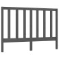 vidaXL Cabecero de cama madera maciza de pino gris 146x4x100 cm vidaXL Cabecero de cama madera maciza de pino gris 146x4x100 cm