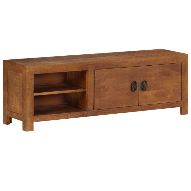 vidaXL Mueble de TV de madera maciza de mango 120x30x40 cm vidaXL Mueble de TV de madera maciza de mango 120x30x40 cm