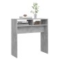vidaXL Mesa consola madera de ingeniería gris hormigón 78x30x80 cm vidaXL Mesa consola madera de ingeniería gris hormigón 78x30x80 cm