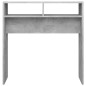 vidaXL Mesa consola madera de ingeniería gris hormigón 78x30x80 cm vidaXL Mesa consola madera de ingeniería gris hormigón 78x30x80 cm