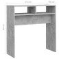 vidaXL Mesa consola madera de ingeniería gris hormigón 78x30x80 cm vidaXL Mesa consola madera de ingeniería gris hormigón 78x30x80 cm
