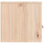 vidaXL Armario de pared de madera maciza de pino 80x30x30 cm vidaXL Armario de pared de madera maciza de pino 80x30x30 cm