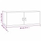 vidaXL Armario de pared de madera maciza de pino 80x30x30 cm vidaXL Armario de pared de madera maciza de pino 80x30x30 cm