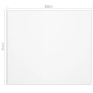 vidaXL Protector de mesa PVC transparente 80x80 cm 1,6 mm vidaXL Protector de mesa PVC transparente 80x80 cm 1,6 mm