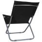 vidaXL Sillas de playa plegables 2 unidades tela negro vidaXL Sillas de playa plegables 2 unidades tela negro