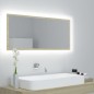 vidaXL Espejo de baño LED acrílico color roble Sonoma 100x8,5x37 cm vidaXL Espejo de baño LED acrílico color roble Sonoma 100x8,5x37 cm