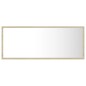 vidaXL Espejo de baño LED acrílico color roble Sonoma 100x8,5x37 cm vidaXL Espejo de baño LED acrílico color roble Sonoma 100x8,5x37 cm