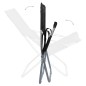 vidaXL Sillas de playa plegables 2 unidades tela negro vidaXL Sillas de playa plegables 2 unidades tela negro