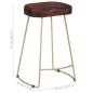 vidaXL Taburetes de cocina gavin 2 unidades madera maciza de mango vidaXL Taburetes de cocina gavin 2 unidades madera maciza de mango