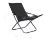 vidaXL Sillas de playa plegables 2 unidades tela negro vidaXL Sillas de playa plegables 2 unidades tela negro