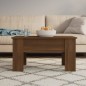 vidaXL Mesa de centro madera contrachapada roble marrón 79x49x41 cm vidaXL Mesa de centro madera contrachapada roble marrón 79x49x41 cm