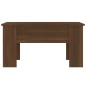 vidaXL Mesa de centro madera contrachapada roble marrón 79x49x41 cm vidaXL Mesa de centro madera contrachapada roble marrón 79x49x41 cm