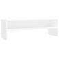 vidaXL Mueble para TV madera contrachapada blanco 120x40x40 cm