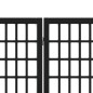 vidaXL Biombo plegable con 5 paneles estilo japonés negro 200x170 cm vidaXL Biombo plegable con 5 paneles estilo japonés negro 200x170 cm