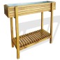 vidaXL Arriate de madera maciza de acacia y zinc vidaXL Arriate de madera maciza de acacia y zinc