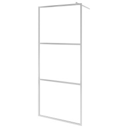 vidaXL Mampara de ducha accesible vidrio ESG claro 100x195 cm