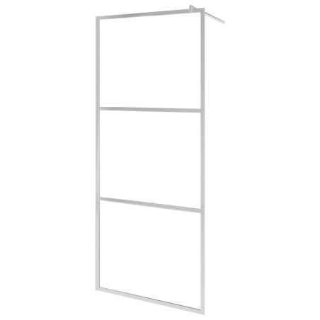 vidaXL Mampara de ducha accesible vidrio ESG claro 100x195 cm