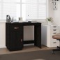 vidaXL Escritorio de madera maciza de pino negro 95x50x75 cm vidaXL Escritorio de madera maciza de pino negro 95x50x75 cm