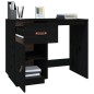 vidaXL Escritorio de madera maciza de pino negro 95x50x75 cm vidaXL Escritorio de madera maciza de pino negro 95x50x75 cm