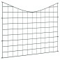 vidaXL Set de valla de jardín arqueada verde 77,5x64 cm