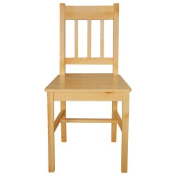 vidaXL Sillas de comedor 4 unidades madera de pino