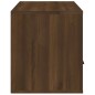 vidaXL Mueble TV madera contrachapada color marrón roble 100x35x40 cm