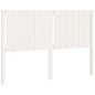 vidaXL Cabecero de cama madera maciza de pino blanco 145,5x4x100 cm vidaXL Cabecero de cama madera maciza de pino blanco 145,5x4x100 cm