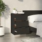 vidaXL Mesitas de noche 2 unidades negro 40x36x65 cm vidaXL Mesitas de noche 2 unidades negro 40x36x65 cm