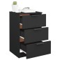 vidaXL Mesitas de noche 2 unidades negro 40x36x65 cm vidaXL Mesitas de noche 2 unidades negro 40x36x65 cm