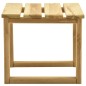 vidaXL Tumbona de jardín con mesa de madera de pino impregnada vidaXL Tumbona de jardín con mesa de madera de pino impregnada