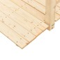 vidaXL Puente de jardín con barandillas madera de abeto 150x67x56cm vidaXL Puente de jardín con barandillas madera de abeto 150x67x56cm