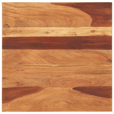 vidaXL Superficie de mesa madera maciza de sheesham 15-16 mm 60x60 cm
