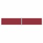vidaXL Toldo lateral retráctil rojo 180x1000 cm vidaXL Toldo lateral retráctil rojo 180x1000 cm