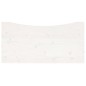 vidaXL Tablero de escritorio madera maciza pino blanco 100x50x2,5 cm vidaXL Tablero de escritorio madera maciza pino blanco 100x50x2,5 cm