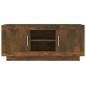 vidaXL Mueble para TV madera contrachapada roble ahumado 102x35x45 cm
