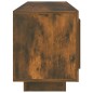 vidaXL Mueble para TV madera contrachapada roble ahumado 102x35x45 cm