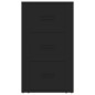 vidaXL Aparador de madera contrachapada negro 40x33x70 cm vidaXL Aparador de madera contrachapada negro 40x33x70 cm