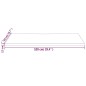 vidaXL Tablero de escritorio madera maciza pino blanco 100x50x2,5 cm vidaXL Tablero de escritorio madera maciza pino blanco 100x50x2,5 cm