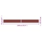vidaXL Toldo lateral retráctil marrón 117x1200 cm vidaXL Toldo lateral retráctil marrón 117x1200 cm