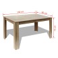 vidaXL Mesa de comedor color roble 140x80x75 cm vidaXL Mesa de comedor color roble 140x80x75 cm